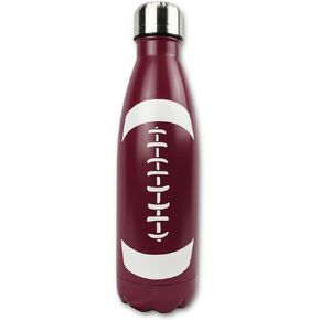 Water Bottle Baseball Softball 17 OZ Gift for Mom Men Sports Travel Waterbottle, Stainless Steel, Tumbler, Vacuum Insulated, Keeps Water Cold for 24, Hot for 12 Hours
