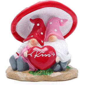 Hodao Christmas Family Gnomes Decorations Handmade Mushroom Scandinavian Gnomes Ornaments Xmas Decor Christmas Gnomes Figurines Decor Christmas Home Table Decorations Gifts