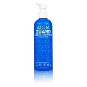 AquaGuard Pre-Swim Hair Defense + UV Leave-In Detangler Swim Hair Care Bundle | Made in California | Seriously, No More Swim Hair | Prevents Chlorine Damage + Softens Hair While Swimming