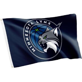 Desert Cactus Minnesota Lynx Flag Team WNBA 100% Polyester Indoor Outdoor 3x5 feet Flags (Dark Blue)