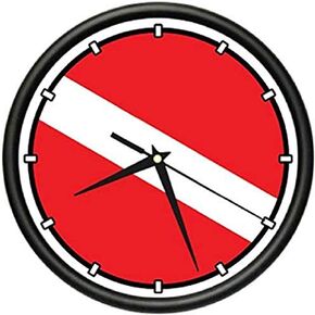 SignMission Beagle Scuba Flag ~Wall Clock Diver Dive fins mask tusa