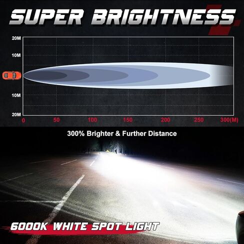 OFFROADTOWN LED القرون 2PCS 4 بوصة الصف الثلاثي LED ضوء بار 54W بقعة LED مكعبات ضوء العمل 5400LM للماء القيادة مصابيح الضباب أضواء الخندق قبالة أضواء الطريق للشاحنات بيك اب جيب UTV ATV عربة الغولف جزازة in Kuwait