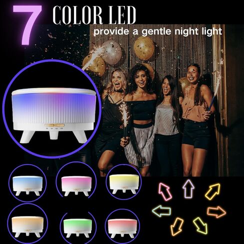 500ml Diffuser for Home ，Essential Oil Diffuser with 7 Colors，Diffusers for Essential Oils Large Room, Office & Home in Saudi Arabia