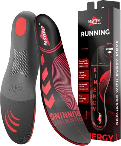 High-Performance Running Insoles - Superior Cushioning for Marathon and Trail Running, Designed for Ultimate Comfort Premium in Saudi Arabia