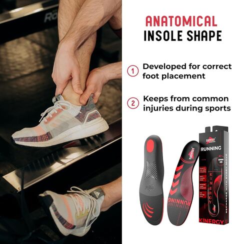 High-Performance Running Insoles - Superior Cushioning for Marathon and Trail Running, Designed for Ultimate Comfort Premium in Saudi Arabia