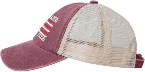 Unvaxxed and Overtaxed I Will Not Comply Trucker Mesh Hat for Women Men Classic Fashion Snapback Hat in Saudi Arabia