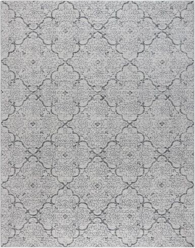 Gertmenian Premium High Low Machine Woven Rug | Easy-Cleaning & Non-Shedding | Living Room, Dining Room, Bedroom, Office | 2x8 Ft Runner, Abstract Geometric, Blue, 24022 in Saudi Arabia