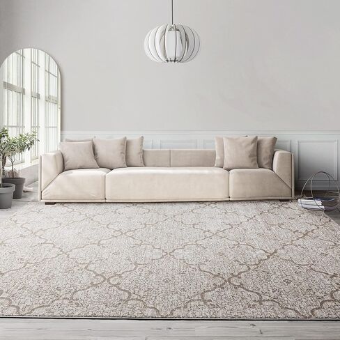 Gertmenian Premium High Low Machine Woven Rug | Easy-Cleaning & Non-Shedding | Living Room, Dining Room, Bedroom, Office | 2x8 Ft Runner, Abstract Geometric, Blue, 24022 in Saudi Arabia