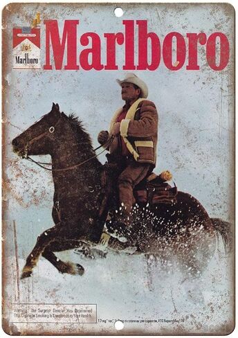 GCOCL Marlboro Man Cowboy Tin Sign Vintage الجدار ملصق الرجعية الحديد اللوحة المعدنية لوحة لوحة لبار مقهى المرآب المنزل هدية عيد ميلاد الزفاف in Saudi Arabia