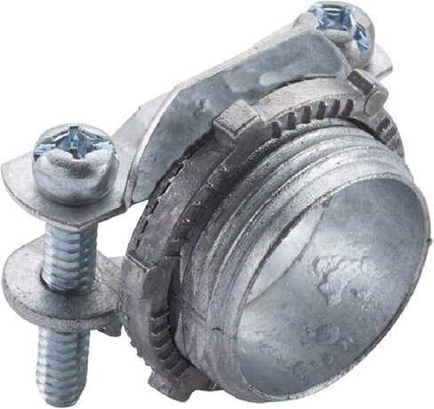 Halex - 3/8 Inch Non-Metallic Twin Screw Clamp Connectors - 05103B4P - 4 Pack CCP - 100 Per Pack, 400 Total in Saudi Arabia