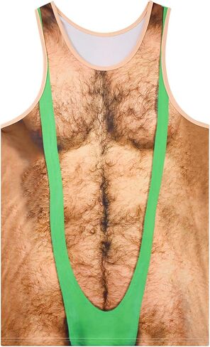 Mens 3D Fake Abs Tank Top Breathable Quick Dry Sleeveless Beach Shirt in Saudi Arabia