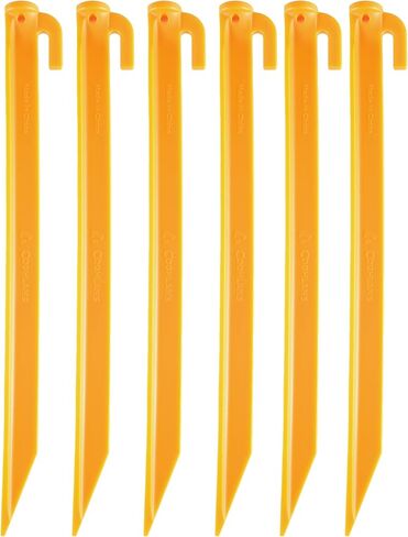 Coghlan's ABS Tent Peg, 12 inches, 6 Pack, Yellow in Saudi Arabia