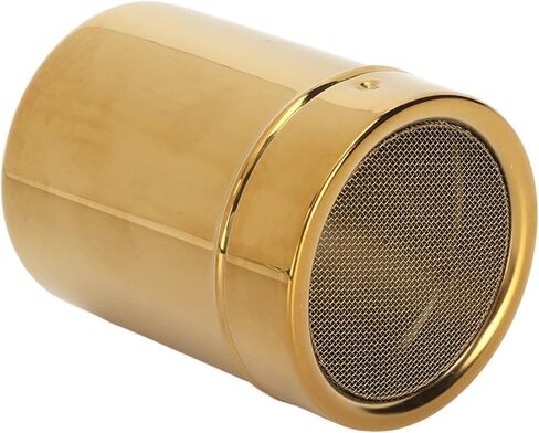 شيكر مسحوق بوشيمي، هزازات ملح وفلفل من الفولاذ المقاوم للصدأ ريسنس ذهبي شبكي ناعم، موزع سكر، شيكر سكر، قرفة، مسحوق سكر، هزازات ملح للمطبخ، توابل شاك in Kuwait