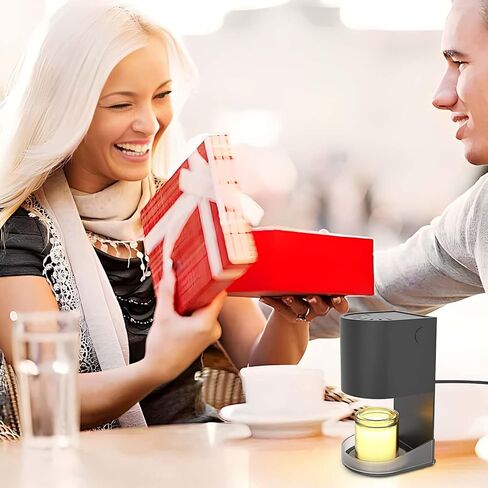 Candle Warmer Lamp with Timer, Electric Black Candle Warmer Lamp for Bedroom Decor, Dimmable Candle Light Warmer,House Warming Gifts New Home, Christmas Gifts for Women,Wax Melt Warmer for Jar Candles in Saudi Arabia