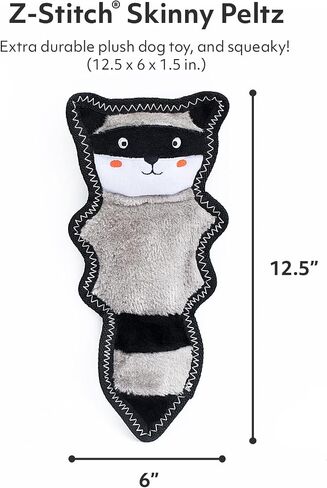ZippyPaws ZP880 Z Stitch Skinny Peltz Fox Squeak Toy in Saudi Arabia