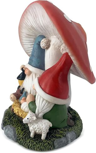 Hodao Christmas Family Gnomes Decorations Handmade Mushroom Scandinavian Gnomes Ornaments Xmas Decor Christmas Gnomes Figurines Decor Christmas Home Table Decorations Gifts in Kuwait
