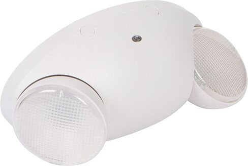 Morris Products Micro LED Emergency Light – White, High Output, Remote Capable - 76 Lumens - Energy Saving Emergency Lighting Unit – Compact Design – Thermoplastic Housing - Rechargeable, (73114) in Saudi Arabia
