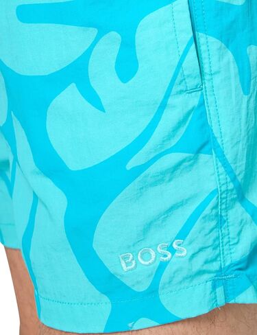 BOSS Men's Standard Tonal Print Swim Trunks in Saudi Arabia