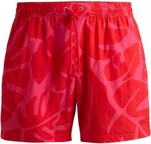 BOSS Men's Standard Tonal Print Swim Trunks in Saudi Arabia