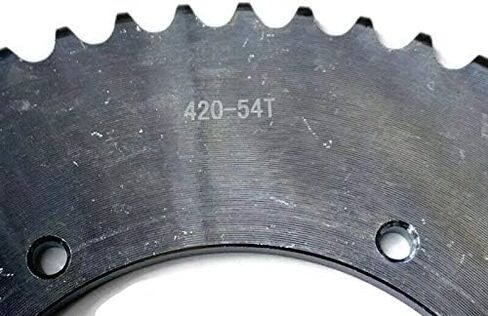 Live Axle Sprocket for Go-Kart Kart Cart - 54T, 41/420 Chain replaces OEM 6282 in Saudi Arabia