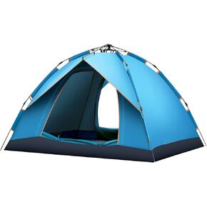 1/2/3 Person Camping Tent, Automatic Tents for Camping Waterproof Family Camping Tent, Easy Set Up Tent, Portable Windproof Dome Tent for Camping Hiking & Traveling