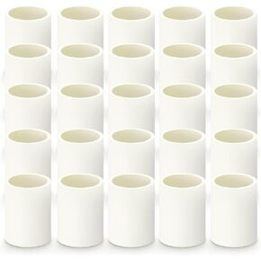 GASHER 25PCS PVC Pipe Fitting 1/2" PVC Coupling Furniture Grade Pipe Socket Fittings, For Home or Industrial