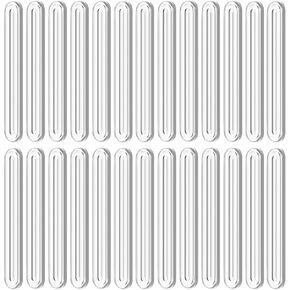 Rubber Bumper Strip for Chairs to Protect Walls, Self Adhesive Shower Door Bumpers for Cabinet Door Car Door Drawer Toilet Lid (26PCS) lengthening