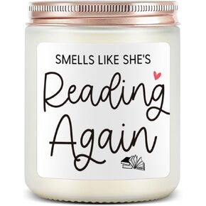 Book Candle, Book Lover Gift, Gifts for Book Lovers Readers Women, Bookish Gifts, Bookworm Gifts, Book Gifts for Book Lovers Scented Candles