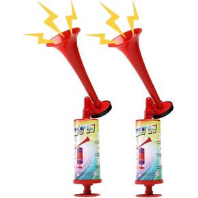 Handheld Air Horn, Super Loud Noisemakers Bear Horn Self Defense Reusable Air Pump Horns Sports and Marine Signal Safety Alarm Horn for Boating, Sports Events, Graduation, Birthday Parties in Kuwait