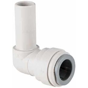 IPW Industries Inc-John Guest - Acetal Plug In Stem Elbow Quick Connect Fitting 1/2" OD / 1/2" OD/Single-(PI221616S)