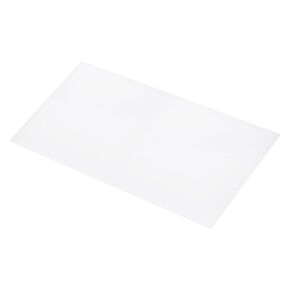 24 x 48 Inch UHMW Polyethylene Sheets, 1/8 Inch Thick Ultra High Molecular Weight White Plastic Sheet [for Home, Industrial]