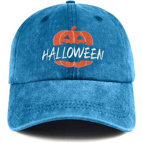 CAIBO Halloween Hat Pumpkin Dad Hats for Men Halloween Decorations Adjustable Funny Baseball Cap Halloween Accessories
