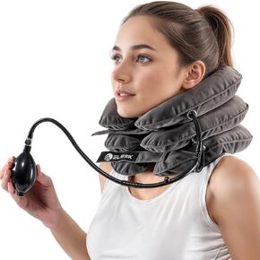 Neck Stretcher & Cervical Neck Traction Device, Best Neck Brace for Neck Pain Relief, Cervical Traction Device & Neck Support is Great Neck Tension Reliever & Neck Posture Corrector.