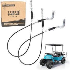 10L0L Forward & Reverse Transmission Shift Cable Assembly for EZGO TXT ST350 / ST480 Workhorse 1996-2001 Golf Cart, OEM# 72341-G01, Length 50.5"(2 Pack)