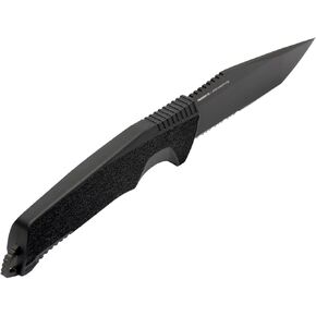 SOG Trident FX - BLKOUT - PARTAILLY Serrated