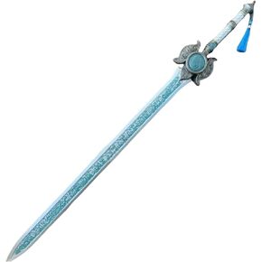 damdos Halloween Prop for Naraka Sword Cosplay Prop,Broad Swords Cosplay Safety PU Foam Swords Role Playing Birthdays Gifts