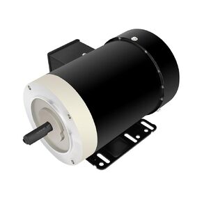 2HP Electric Motor, Air Compressor Motor, General Motor 3450 RPM, Three Phase Motor 56C Frame, 5/8"Shaft Diameter CW/CCW Rolled Steel Shell, 230V/460V TEFC