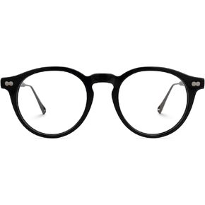 Zeelool Classic Round Glasses for Women with Non-prescription Clear Lens Aldrich JGA366752