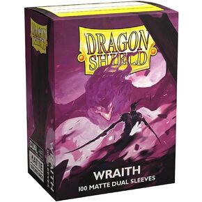 2 Packs Dragon Shield Dual Matte Wraith Standard Size 100 ct Card Sleeves Value Bundle!