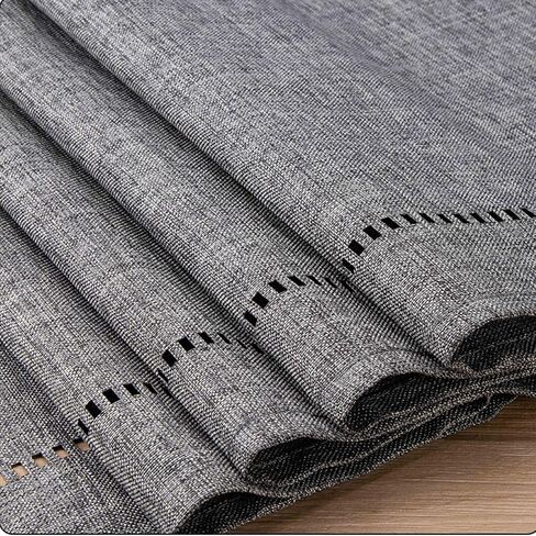 Table Runner Linen Grey 12 x 86 Inch, Tablerunner Linen Look Solid Color, Modern Easy Care Table Runner for Dining Table, Coffee Table, Restaurant,Decoration in Saudi Arabia