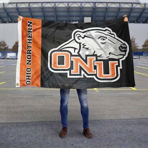 ONU Ohio Northern University Large College Flag in Saudi Arabia