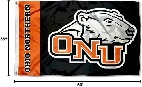 ONU Ohio Northern University Large College Flag in Saudi Arabia