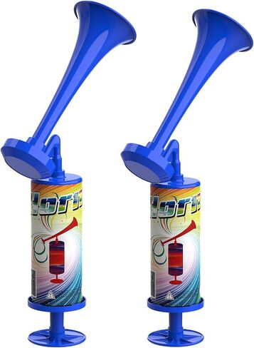 Handheld Air Horn, Super Loud Noisemakers Bear Horn Self Defense Reusable Air Pump Horns Sports and Marine Signal Safety Alarm Horn for Boating, Sports Events, Graduation, Birthday Parties in Saudi Arabia