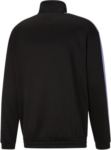 PUMA - Mens Fandom T7 Jacquard Track Jacket, Color Cotton Black, Size: X-Large in Saudi Arabia