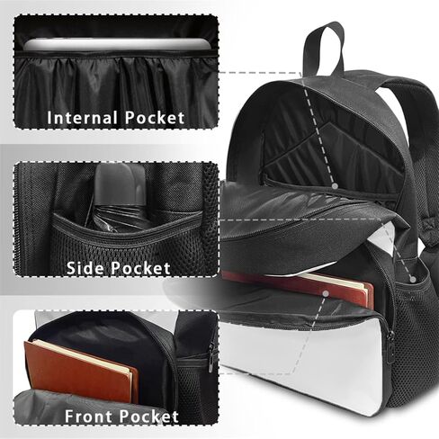 Binienty American Flag School Backpack for Girls 3 In 1 Bass Fish Lightweight Bookbag Lunch Box Pencil Case Set for Preschool Kindergarten Elementary Kids in Saudi Arabia