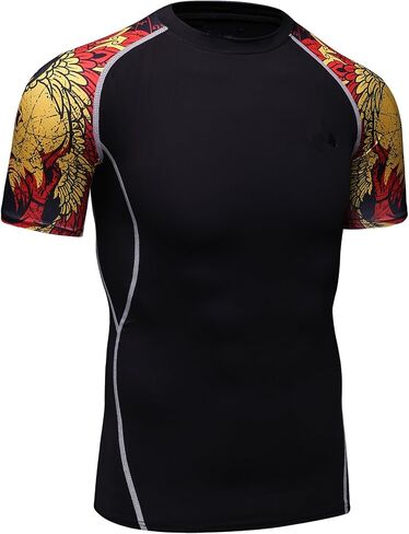 تي شيرت رجالي خفيف الوزن بأكمام قصيرة وبارد وجاف من Rashguards للتمارين الرياضية in Saudi Arabia