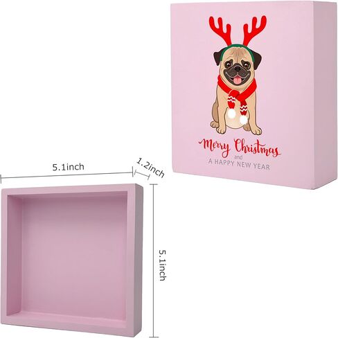 علامة kunlisa Corgi، ديكور فصيل كورجي، هدايا فصيل كورجي لمحبي فصيل كورجي، هدايا فصيل كورجي، علامات فصيل كورجي لديكور المنزل، إنها ليست شعر كلب، إنها علامة صندوق خشبي لامع من فصيل كورجي، 5x5 بوصة in Kuwait