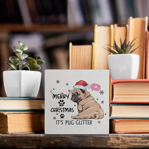 علامة kunlisa Corgi، ديكور فصيل كورجي، هدايا فصيل كورجي لمحبي فصيل كورجي، هدايا فصيل كورجي، علامات فصيل كورجي لديكور المنزل، إنها ليست شعر كلب، إنها علامة صندوق خشبي لامع من فصيل كورجي، 5x5 بوصة in Kuwait