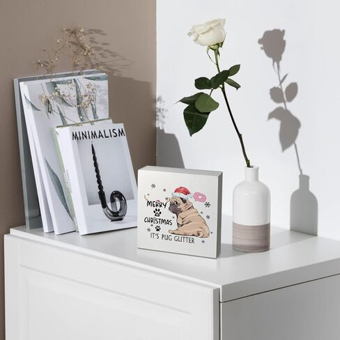 علامة kunlisa Corgi، ديكور فصيل كورجي، هدايا فصيل كورجي لمحبي فصيل كورجي، هدايا فصيل كورجي، علامات فصيل كورجي لديكور المنزل، إنها ليست شعر كلب، إنها علامة صندوق خشبي لامع من فصيل كورجي، 5x5 بوصة in Kuwait