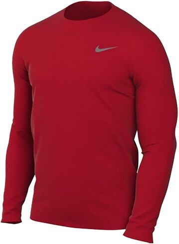 Nike Men's Team Legend Long Sleeve Tee Shirt (Small, White) in Saudi Arabia